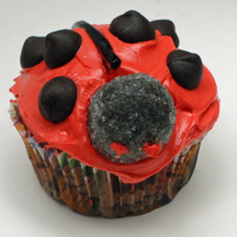 ladybug cupcake