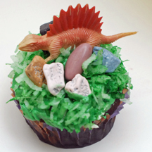 dinosaur cupcake