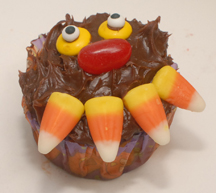 Werewolf cupcakes