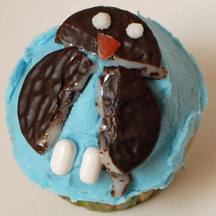 penguin cupcake