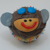 Monkey cupcake