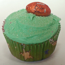 Football cupcake