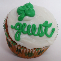 Shamrock party cupcake