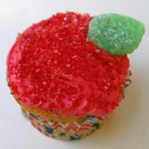 Apple cupcake for teacher