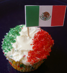 Cinco de Mayo cupcake