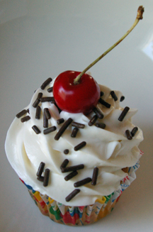 Ice cream sundae cupcake