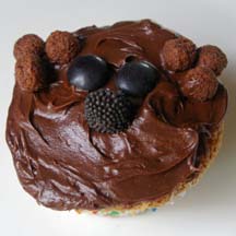 Brown bear cupcake