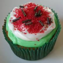 Watermelon cupcake