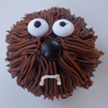 Chewbacca cupcake