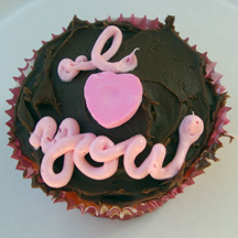I Love You cupcake
