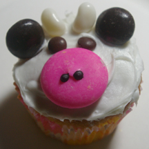 Cow cupcake