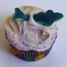 Shark cupcake